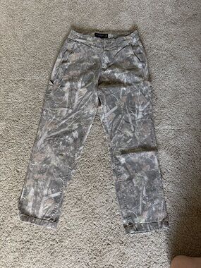 Abercrombie Men's light Camouflage Carpenter Pants - Athletic Loose Fit 29x32